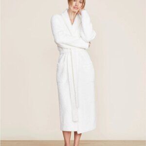NWT Barefoot Dreams CozyChic Plush Robe Cream